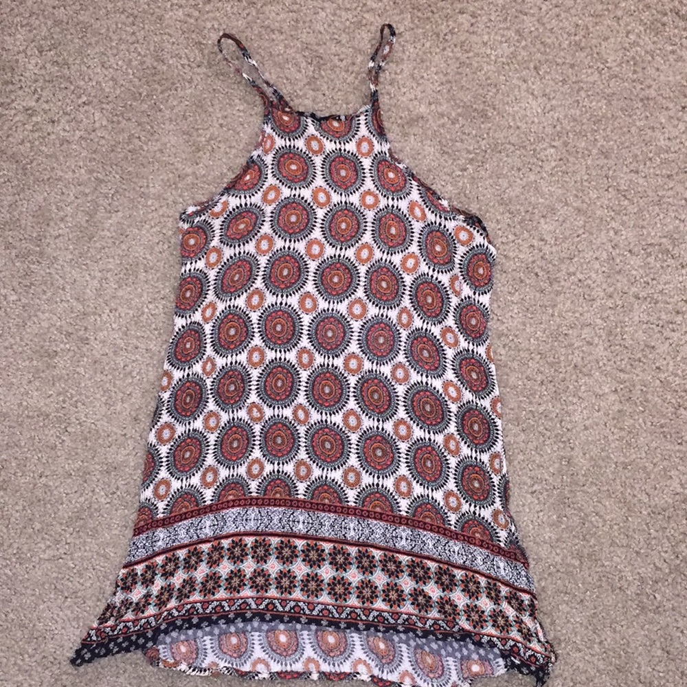LA hearts Aztec tank